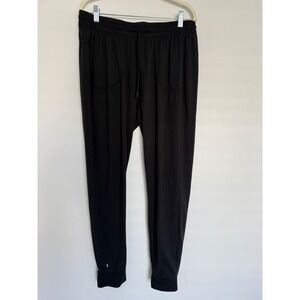 Nobull Mens Black Large Lightweight Jogger Athletic Sweatpants Gym Workout